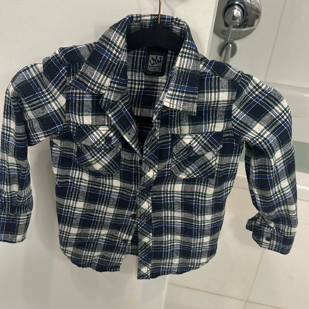 Cozy kids flannel shirt